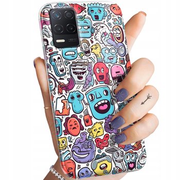 Etui Do Realme 8 5G Wzory Doodle Zwierzęta Potwory Rysunki Obudowa Case - Hello Case