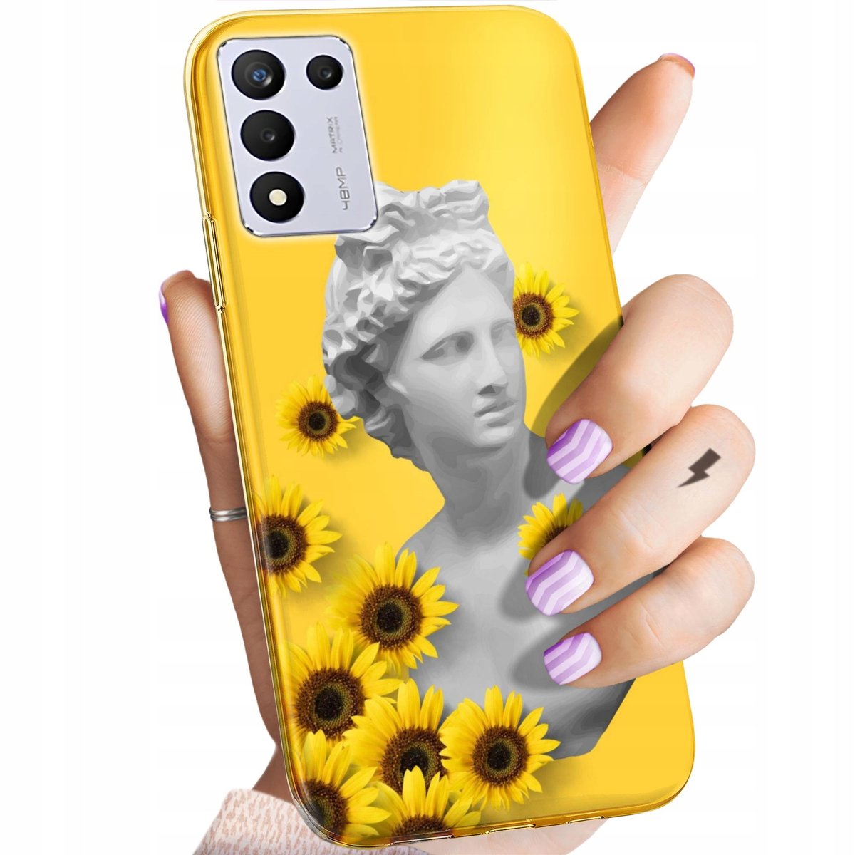 Etui Do Realme Se Wzory Te S Oneczne Yellow Obudowa Pokrowiec Case