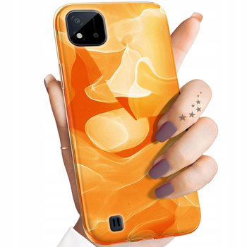 Etui do realme c11 2021 / c20 wzory pomarańczowe pomarańcze orange obudowa - Hello Case