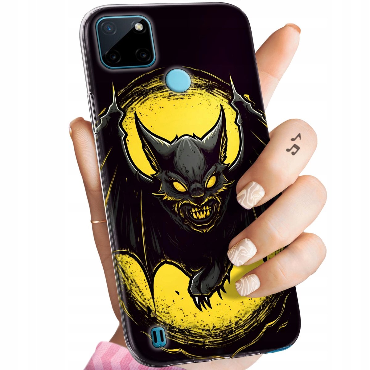 Etui Do Realme C21Y / C25Y Wzory Nietoperz Bat Obudowa Pokrowiec Case ...