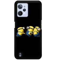 ETUI DO REALME C31 MATOWE CZARNE Postaci Bajka MINIONS Gru i Minionki Wzory