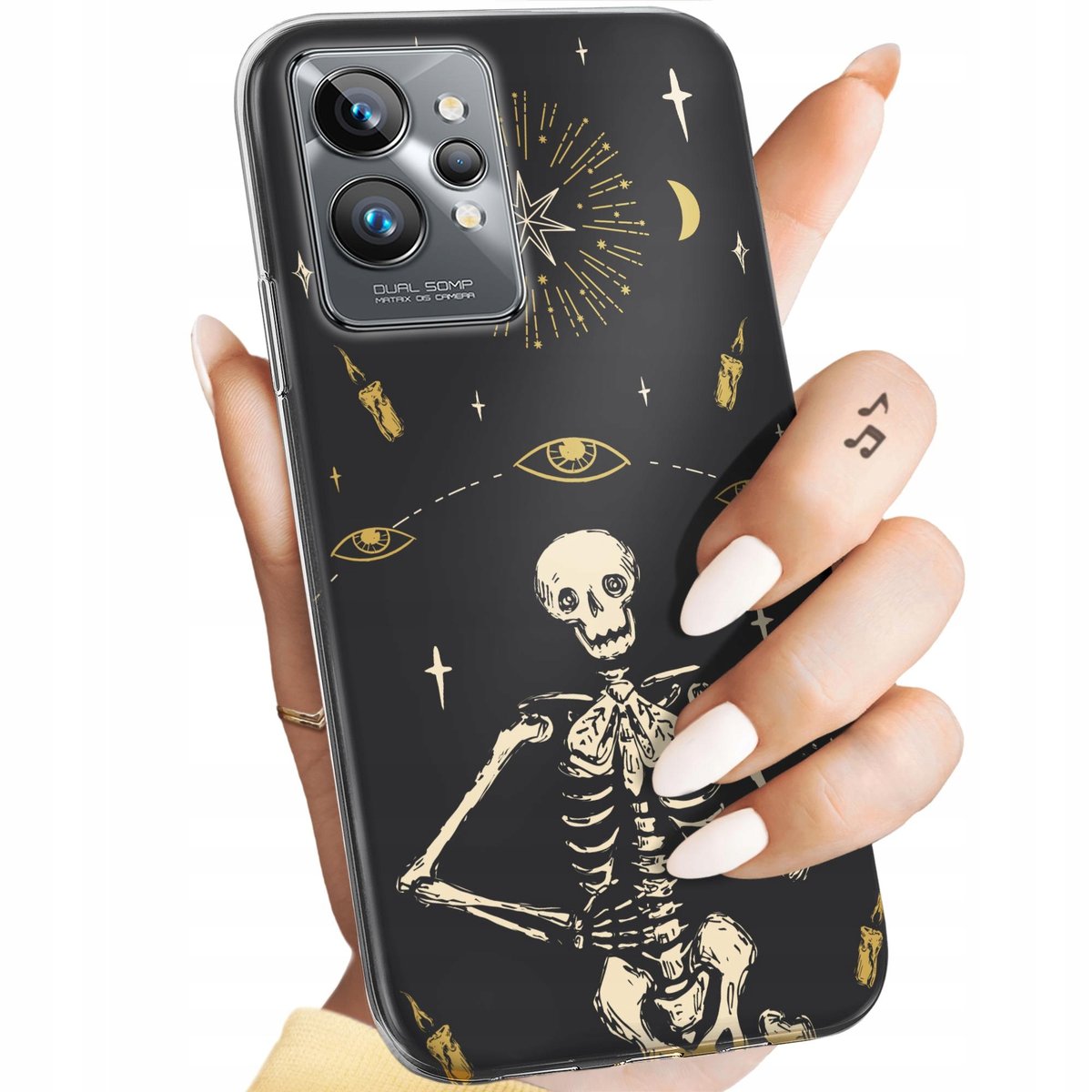 Etui Do Realme Gt Pro Wzory Czaszka Szkielety Memento Mori Gotyk Obudowa Realme Sklep