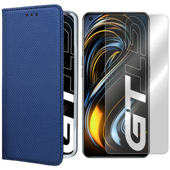 Etui Do Realme Gt 5G Pokrowiec Magnet + Szkło 9H - VegaCom