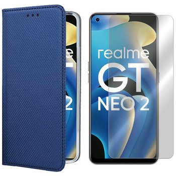 Etui Do Realme Gt Neo 2 5G Pokrowiec Magnet +Szkło - VegaCom