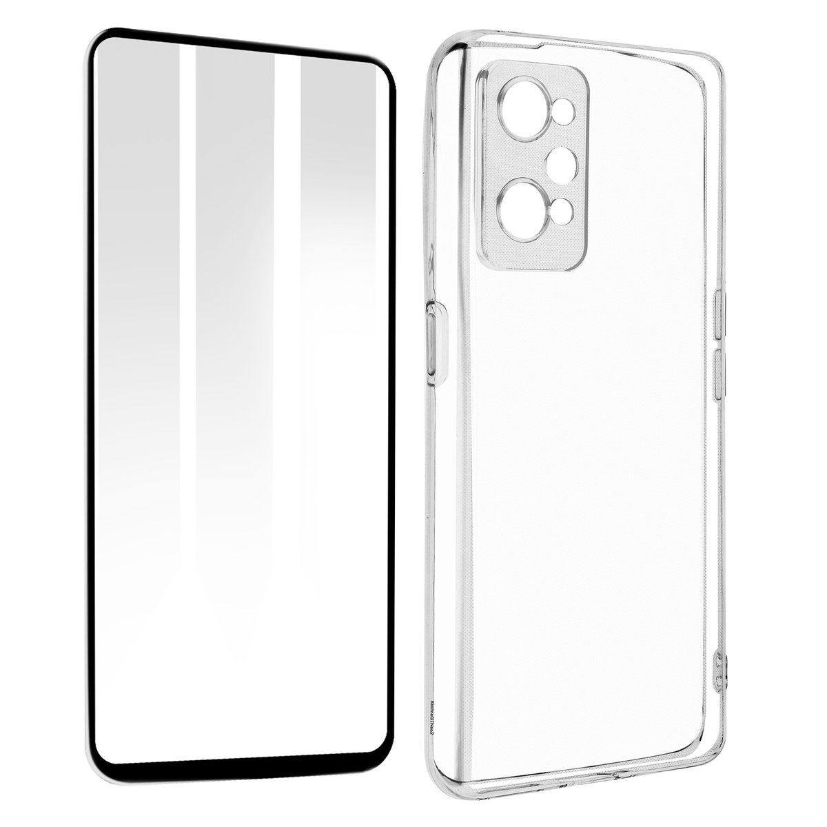Etui do Realme GT Neo 2 i GT 2 Silikon i szkło hartowane 9H ...