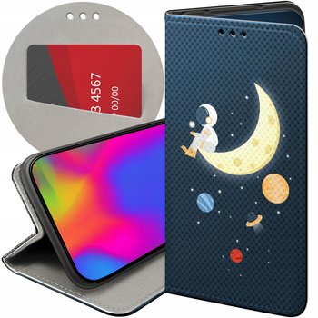 ETUI DO REDMI NOTE 10 / 10 PRO MAX WZORY KSIĘŻYC GWIAZDY KOSMOS PLANETY - Hello Case
