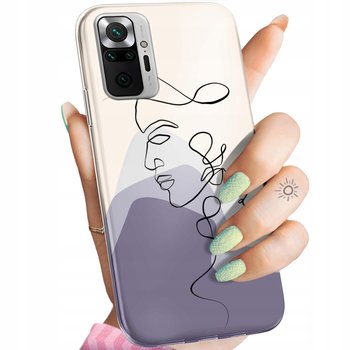 Etui Do Redmi Note 10 Pro / 10 Pro Max Wzory Continuous Line-Art Kreska - Hello Case
