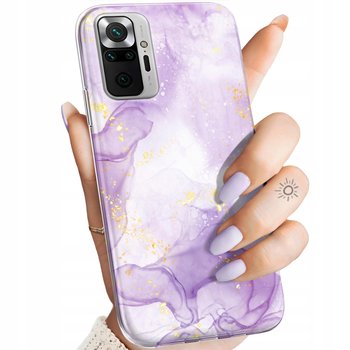 Etui Do Redmi Note 10 Pro / 10 Pro Max Wzory Fioletowe Fiolet Kształty Case - Hello Case