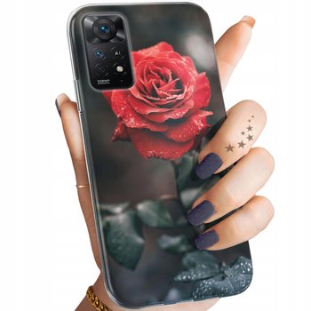 Etui Do Redmi Note 11 Pro 4G / 5G Wzory Róża Z Różą Rose Obudowa Pokrowiec - Hello Case