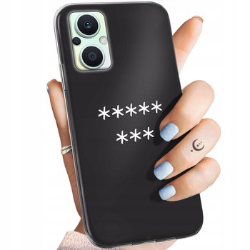 Etui Do Reno 7Z 5G/7 Lite 5G /8 Lite 5G Wzory Z Napisami Napisy Teksty Case - Hello Case