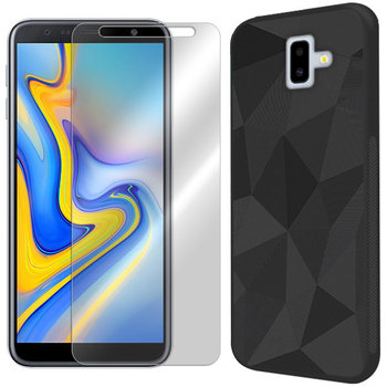 ETUI DO SAM GALAXY J6 PLUS J610 CASE ORIGAMI+SZKŁO - VegaCom