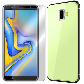 ETUI DO SAM GALAXY J6 PLUS J610 GLASS CASE + SZKŁO - VegaCom