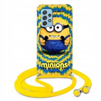 ETUI DO SAMSUNG A33 5G CROSSBODY SZNUREK ŻÓŁTY Bajki Minionki Minions Wzory