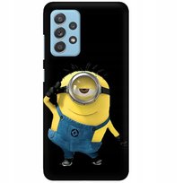 ETUI DO SAMSUNG A33 5G MATOWE CZARNE Bajkowe Postaci Gru i Minionki Wzory