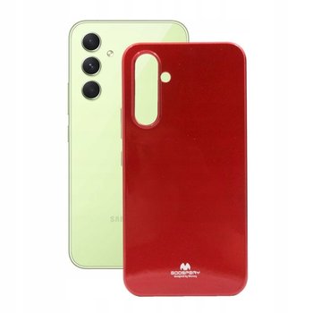 Etui Do Samsung A54 5G Futerał Mercury Jelly Czerwone Obudowa Pokrowiec Case - GSM-HURT
