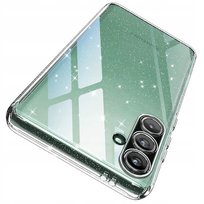 Etui do Samsung A56 5G SILICONE BROKAT CASE + SZKŁO 9H Krainagsm