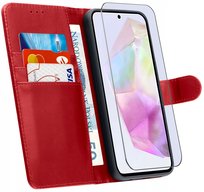 ETUI do Samsung A56 5G | SKÓRZANE PORTFEL BOOK TOKRA CLASSIC + SZKŁO Krainagsm