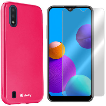 ETUI DO SAMSUNG GALAXY A02 POKROWIEC GEL +SZKŁO 9H - VegaCom