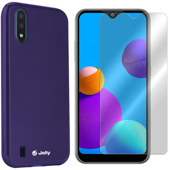 ETUI DO SAMSUNG GALAXY A02 POKROWIEC GEL +SZKŁO 9H - VegaCom