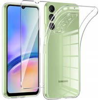 Etui Do Samsung Galaxy A05s PRZEZROCZYSTE +Szkło 9H | CLEAR CASE 2MM