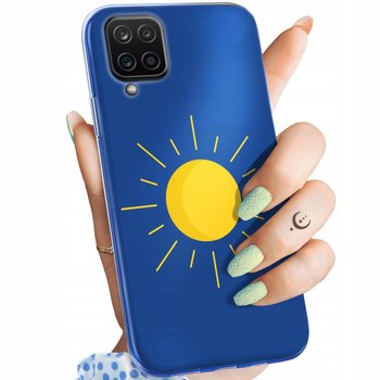 ETUI DO SAMSUNG GALAXY A12 / M12 WZORY SŁOŃCE PLANETY SUN OBUDOWA POKROWIEC - Hello Case