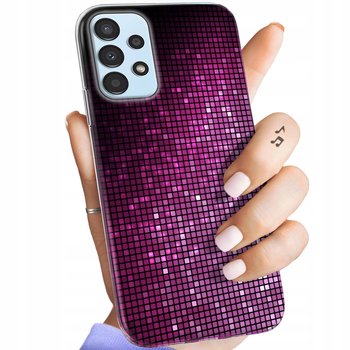 Etui Do Samsung Galaxy A13 4G Wzory Brokat Brokatowe Błyszczące Obudowa - Hello Case