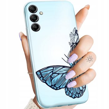 Etui Do Samsung Galaxy A14 5G Wzory Motyle Butterfly Barwne Obudowa Case - Hello Case
