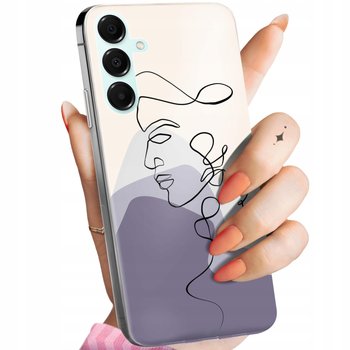 Etui Do Samsung Galaxy A16 5G Wzory Continuous Line-Art Kreska Linie Case - Hello Case