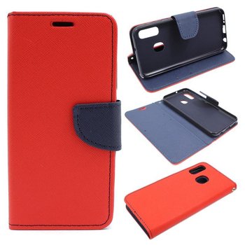 Etui Do Samsung Galaxy A20E A202 Fancy Diary Czerwony Case Pokrowiec - GSM-HURT
