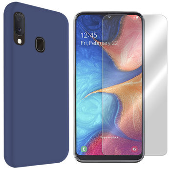 Etui Do Samsung Galaxy A20E Sm-A202 Velvet + Szkło - VegaCom