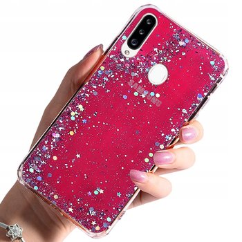 Etui do Samsung Galaxy A20S Case Brokat + Szkło 9H - Krainagsm