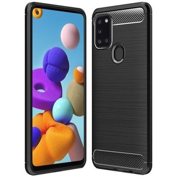 Etui do Samsung Galaxy A21S A217 pokrowiec Karbon - VegaCom