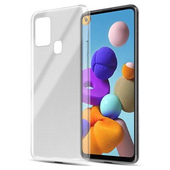 Etui Do Samsung Galaxy A21s Pokrowiec w W PEŁNI PRZEZROCZYSTY Obudowa Ochronny TPU Silikon Case Cover Cadorabo - Cadorabo