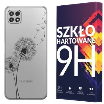 Etui Do Samsung Galaxy A22 5G Case Koronka + Szkło - Kreatui