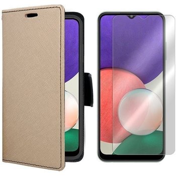 Etui do Samsung Galaxy A22 5G Kabura Fancy + szkło - VegaCom