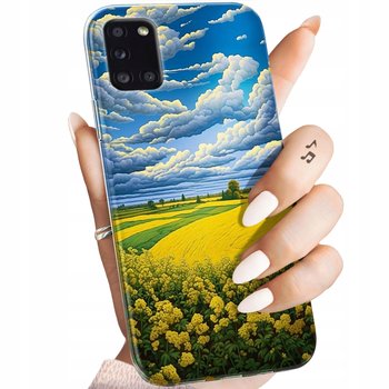 Etui Do Samsung Galaxy A31 Wzory Chmury Niebo Błękit Obudowa Pokrowiec Case - Hello Case