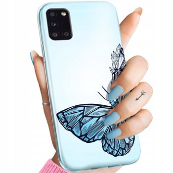 Etui Do Samsung Galaxy A31 Wzory Motyle Butterfly Barwne Obudowa Pokrowiec - Hello Case