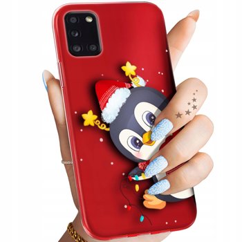 Etui Do Samsung Galaxy A31 Wzory Święta Christmas Mikołaj Obudowa Pokrowiec - Hello Case