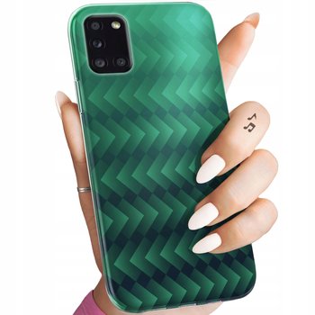 Etui Do Samsung Galaxy A31 Wzory Zielone Grassy Green Obudowa Pokrowiec - Hello Case