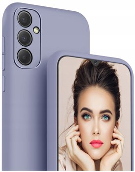 Etui do Samsung Galaxy A34 5G Case Silicone +Szkło - Krainagsm