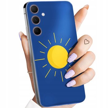 ETUI DO SAMSUNG GALAXY A35 5G WZORY SŁOŃCE PLANETY SUN OBUDOWA POKROWIEC - Hello Case