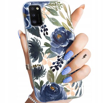 Etui Do Samsung Galaxy A41 Wzory Kwiaty Kwieciste Flower Obudowa Pokrowiec - Hello Case