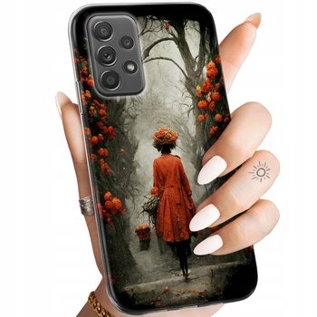 Etui Do Samsung Galaxy A52 5G Wzory Jesień Liście Autumn Obudowa Pokrowiec - Hello Case