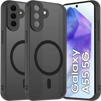 Etui Do Samsung Galaxy A55 5G Do Magsafe WZMACNIANE 360° Matt Case +Szkło