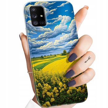 Etui Do Samsung Galaxy A71 5G Wzory Chmury Niebo Błękit Obudowa Pokrowiec - Hello Case