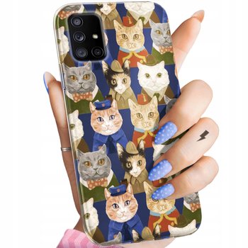 Etui Do Samsung Galaxy A71 5G Wzory Koty Kociaki Kotki Obudowa Pokrowiec - Hello Case