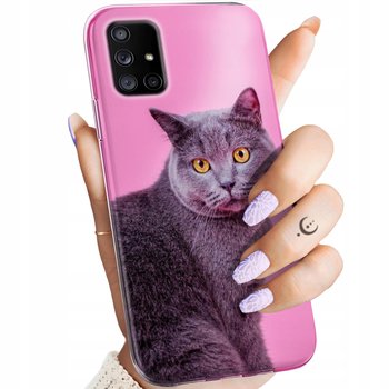 Etui Do Samsung Galaxy A71 5G Wzory Koty Kotki Kociaki Obudowa Pokrowiec - Hello Case