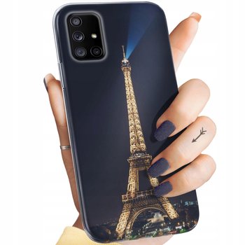 Etui Do Samsung Galaxy A71 5G Wzory Paryż Francja Eiffel Obudowa Pokrowiec - Hello Case