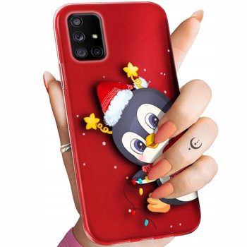 Etui Do Samsung Galaxy A71 5G Wzory Święta Christmas Mikołaj Obudowa Case - Hello Case