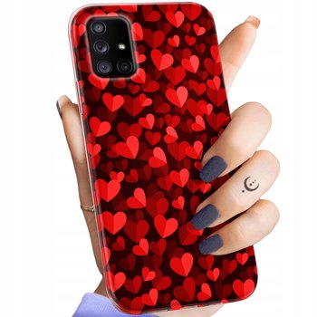 ETUI DO SAMSUNG GALAXY A71 5G WZORY WALENTYNKI MIŁOŚĆ SERCE OBUDOWA CASE - Hello Case